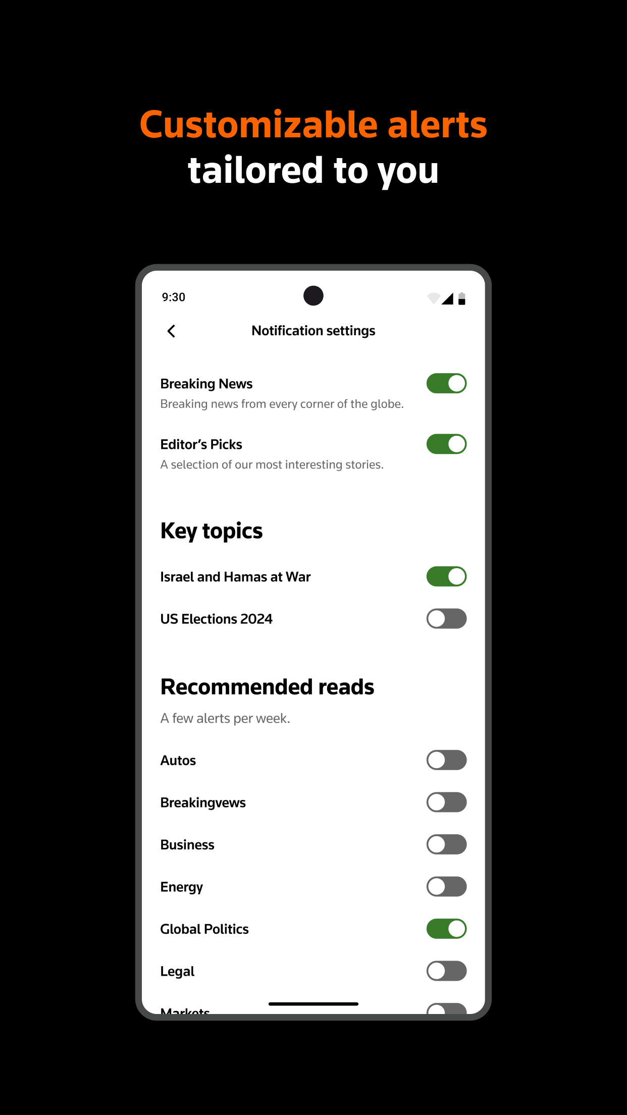 اسکرین شات 1 برنامه Reuters News