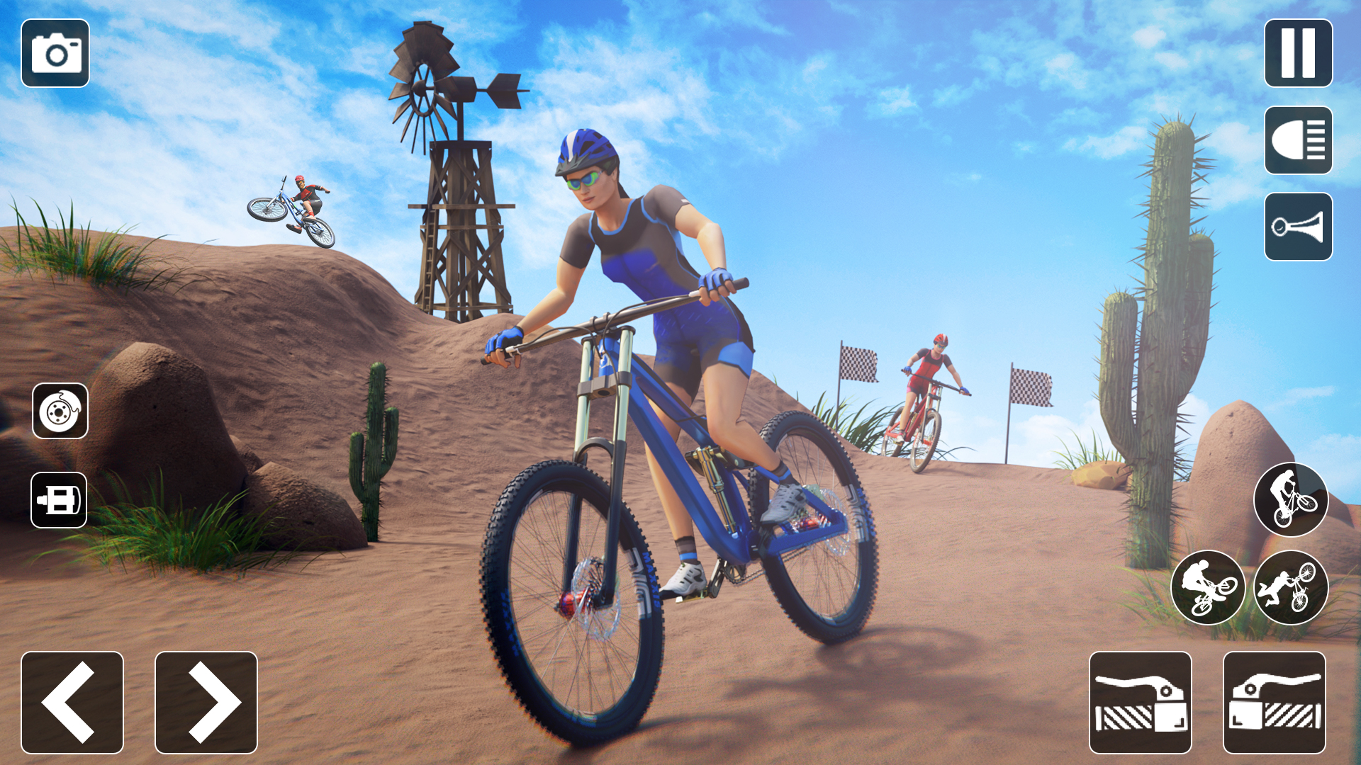 اسکرین شات 1 بازی BMX Offroad Bicycle Rider Game