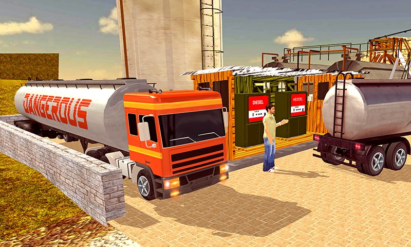اسکرین شات 1 بازی Truck Games 3d- Oil Tanker Sim
