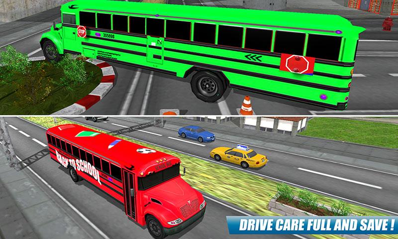 اسکرین شات 7 بازی School Bus Driving Game