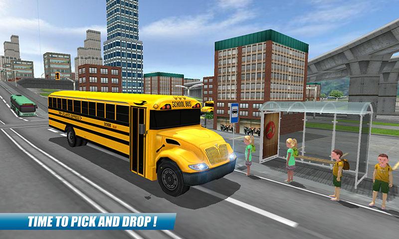 اسکرین شات 5 بازی School Bus Driving Game