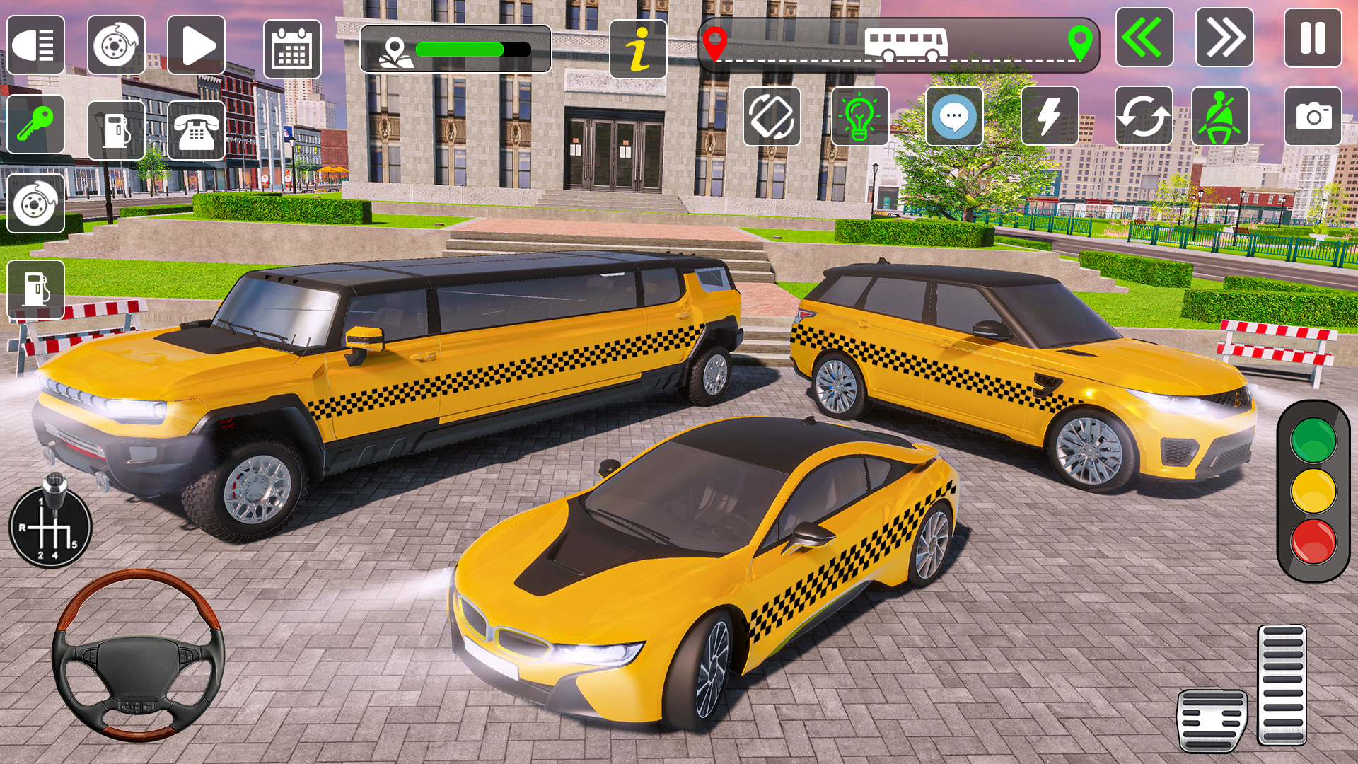 اسکرین شات 3 بازی USA City Taxi Driver Mania Fun