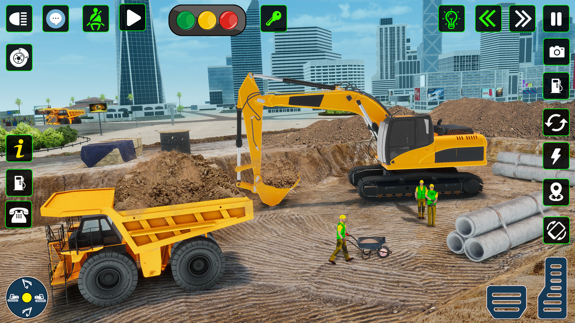 اسکرین شات 3 بازی Excavator Simulator JCB Games