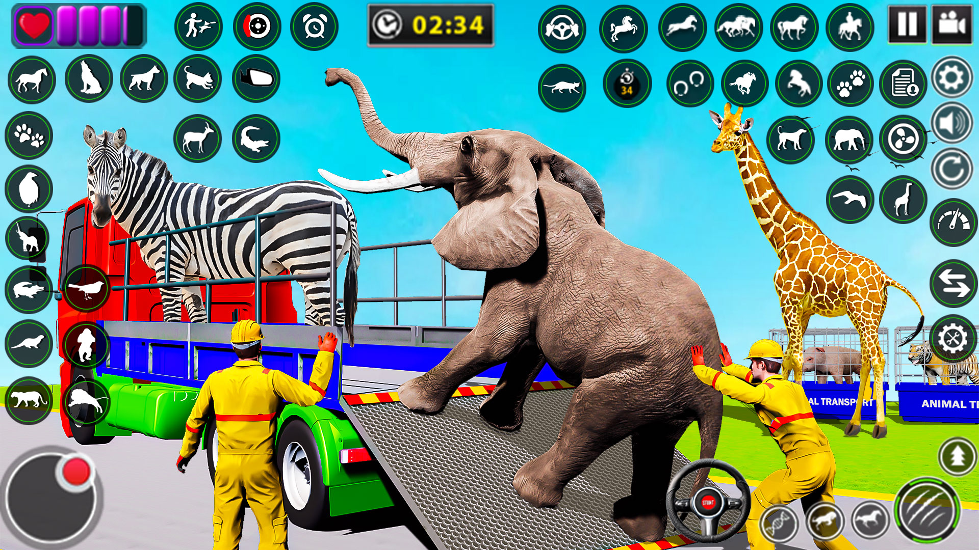 اسکرین شات برنامه Wild Animal Transporter Truck 5