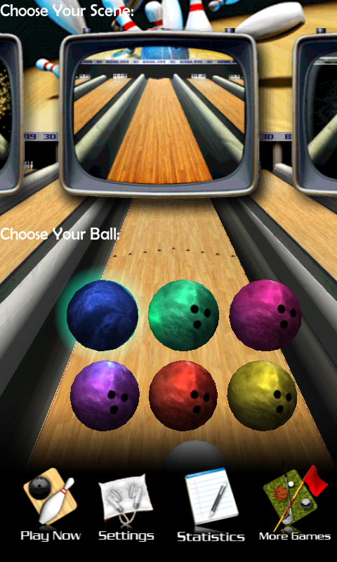اسکرین شات بازی 3D Bowling 1