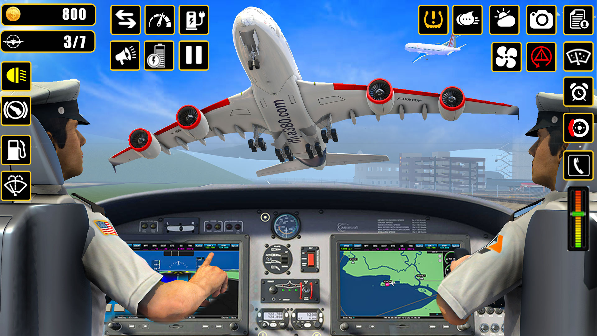 اسکرین شات 3 بازی Flight Simulator: Pilot Games