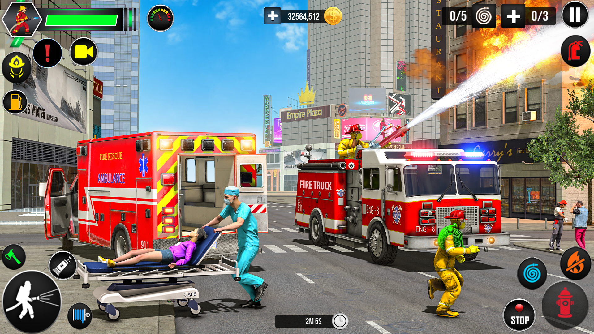 اسکرین شات 6 بازی Firefighter: FireTruck Games