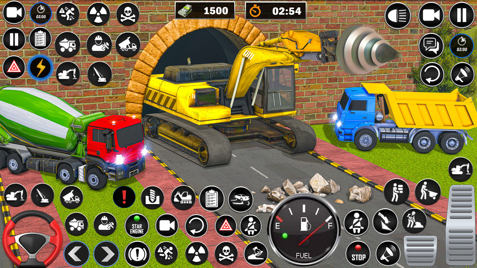 اسکرین شات 2 برنامه Heavy Drill Excavator Games