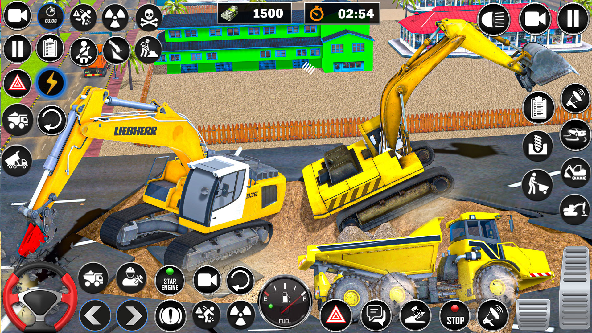 اسکرین شات 4 برنامه Heavy Drill Excavator Games