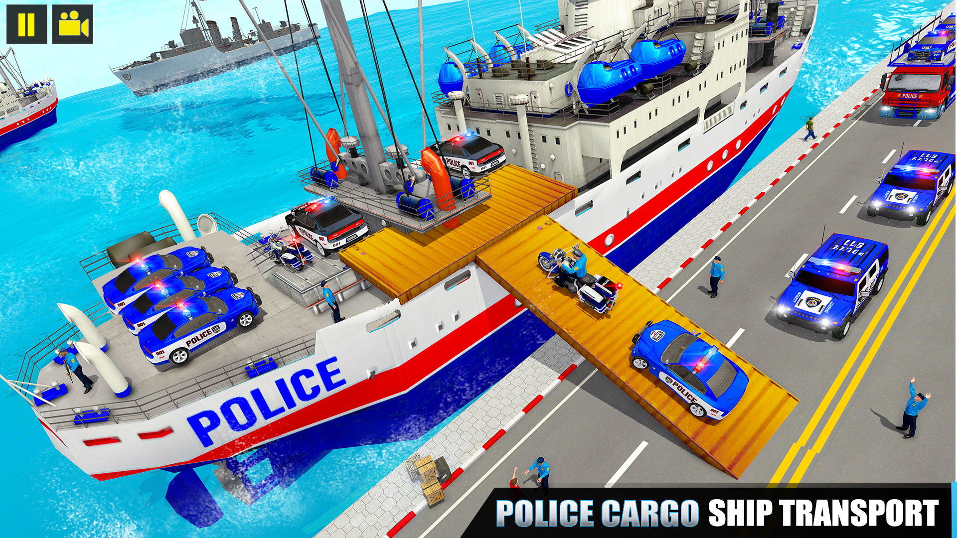 اسکرین شات 4 برنامه Police ship Transport Truck