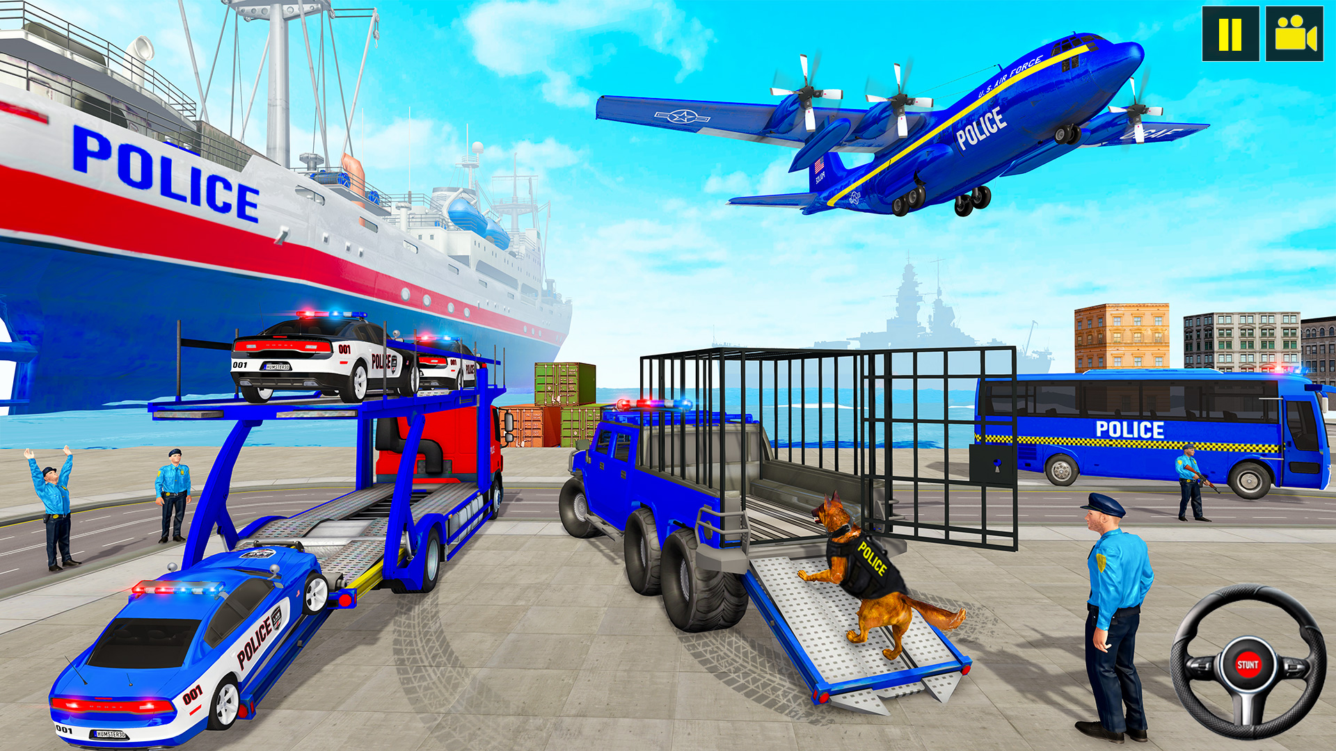 اسکرین شات 3 برنامه Police ship Transport Truck