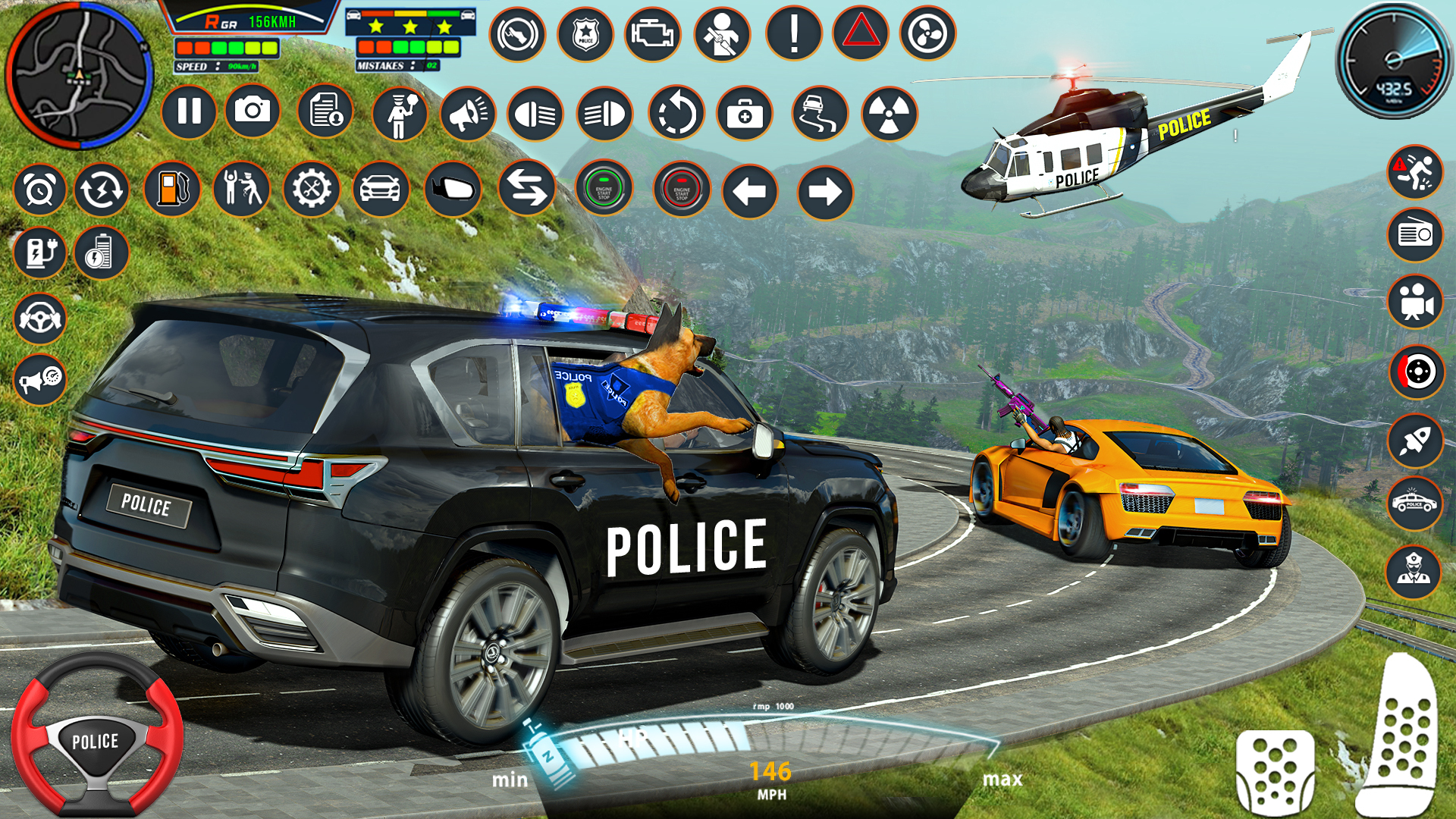 اسکرین شات 3 بازی Police Dog Crime Chase Game 3D