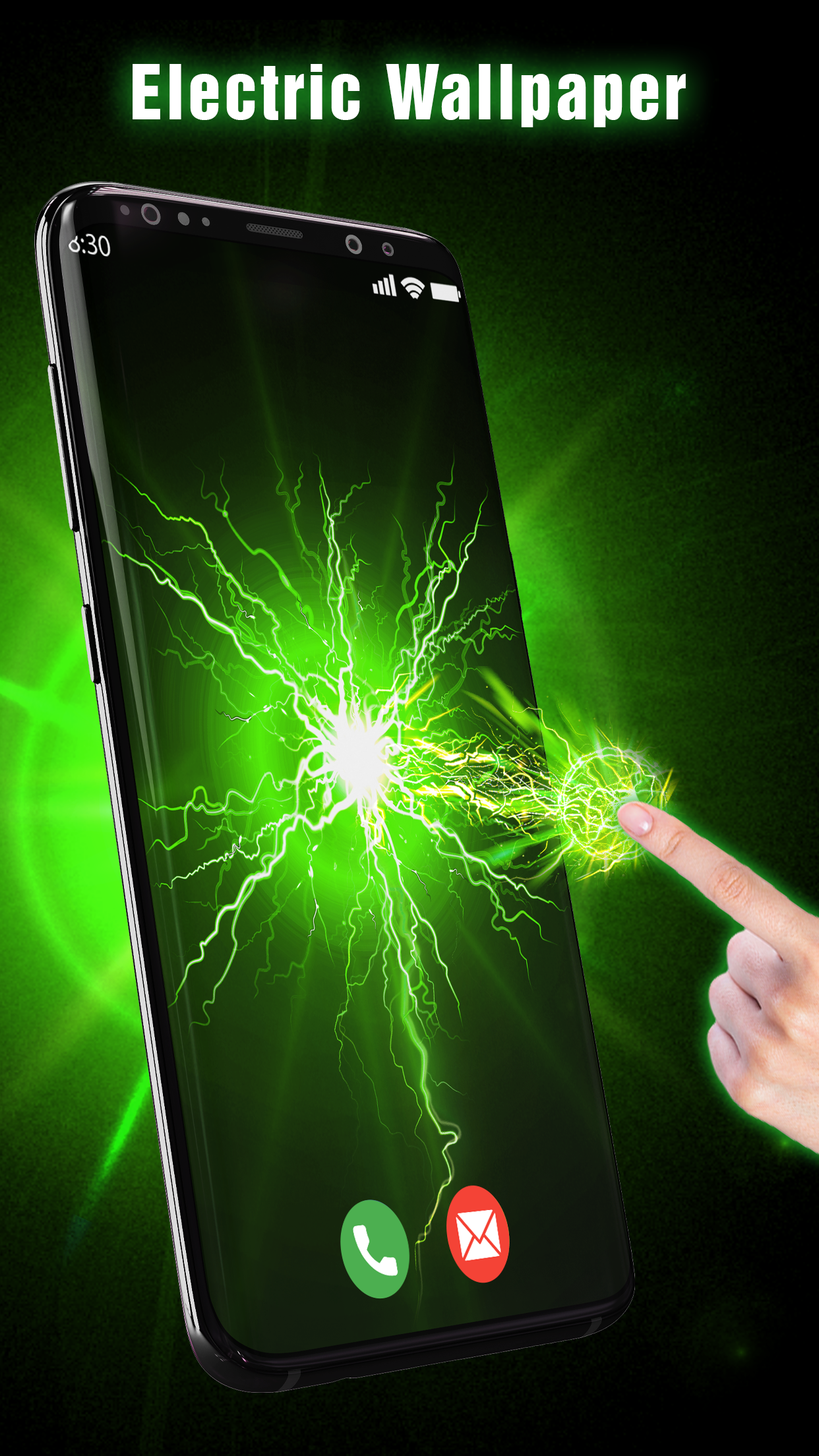 اسکرین شات 2 برنامه 3D Electric Live Wallpaper