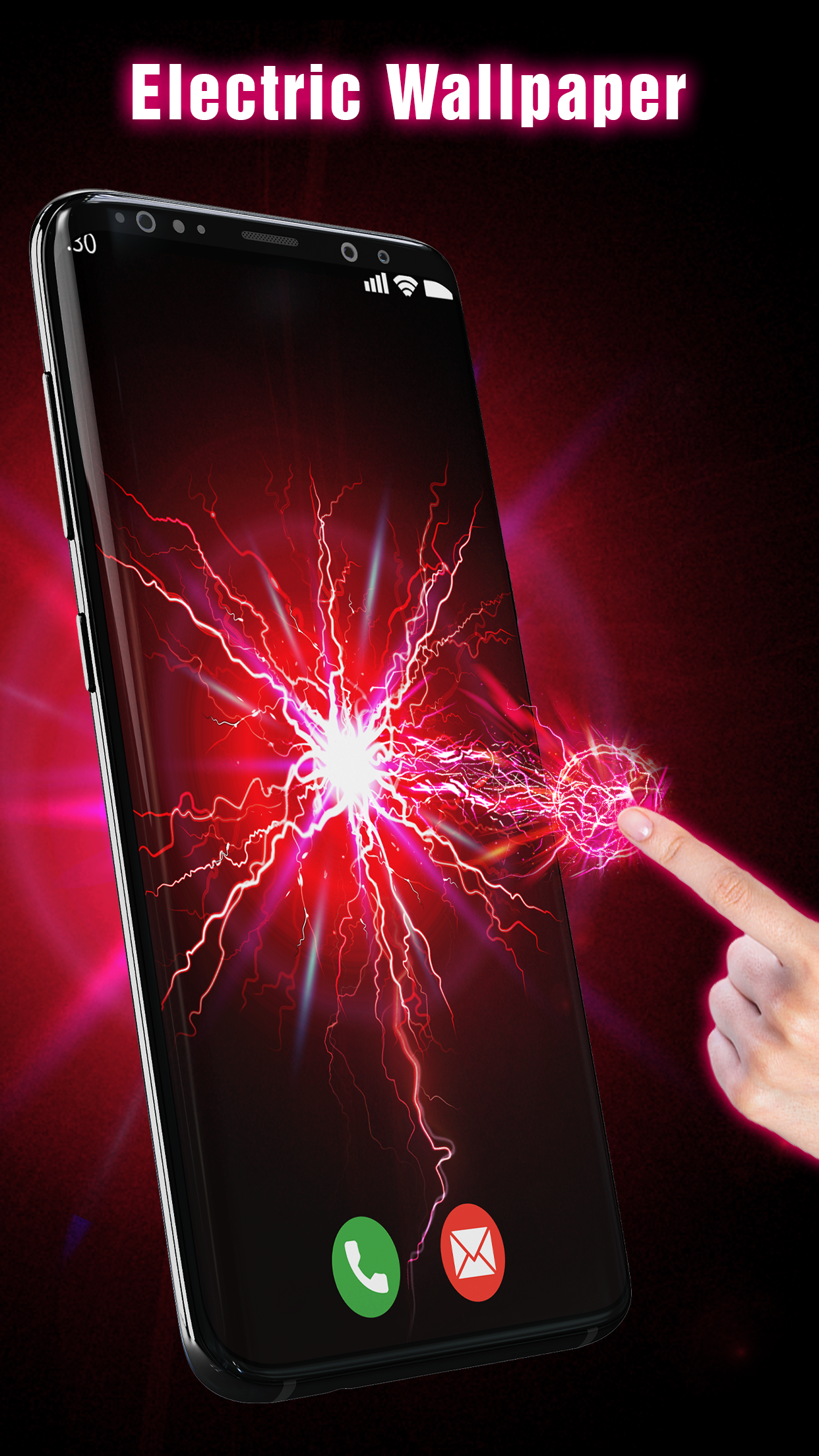 اسکرین شات 1 برنامه 3D Electric Live Wallpaper