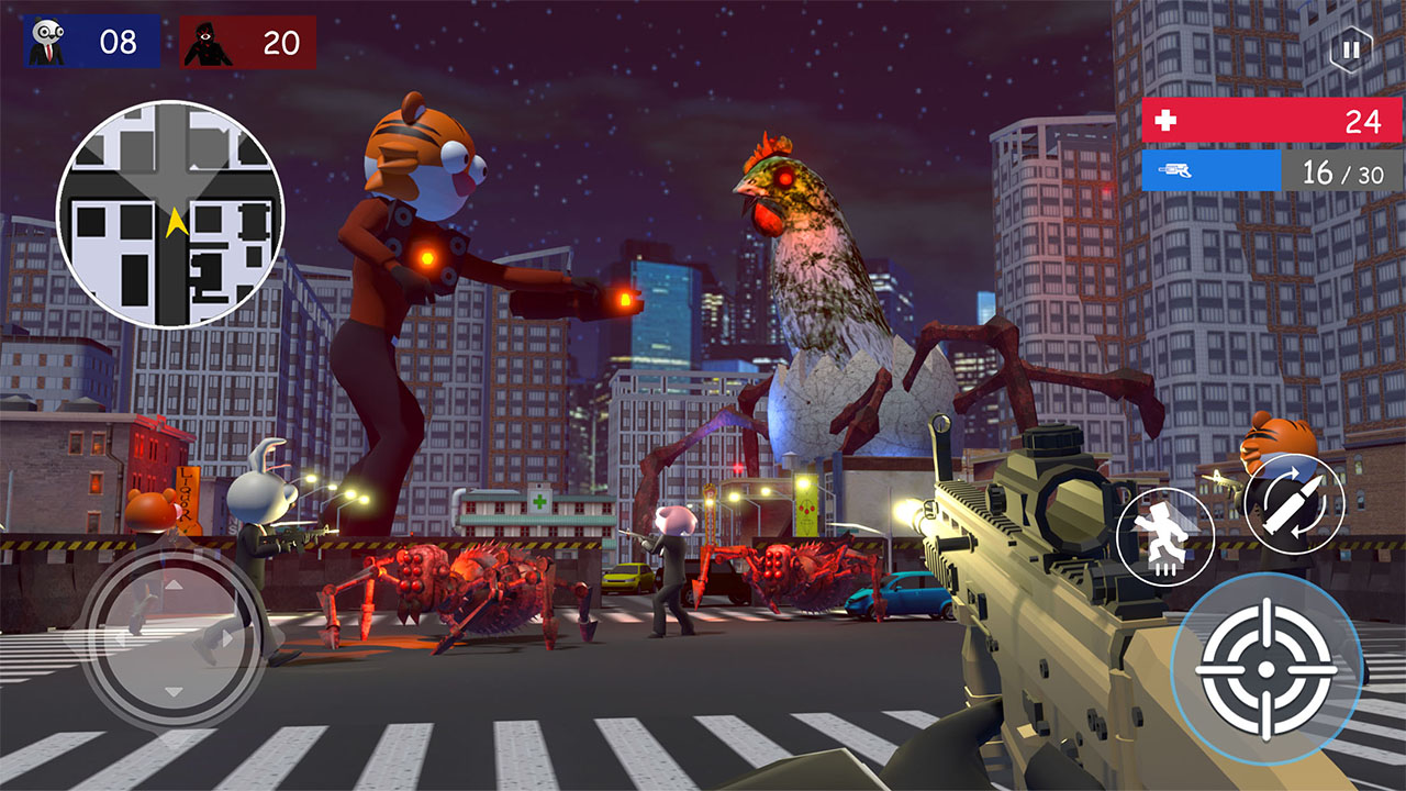 اسکرین شات 2 بازی Shoot Monster: FPS Survival.io