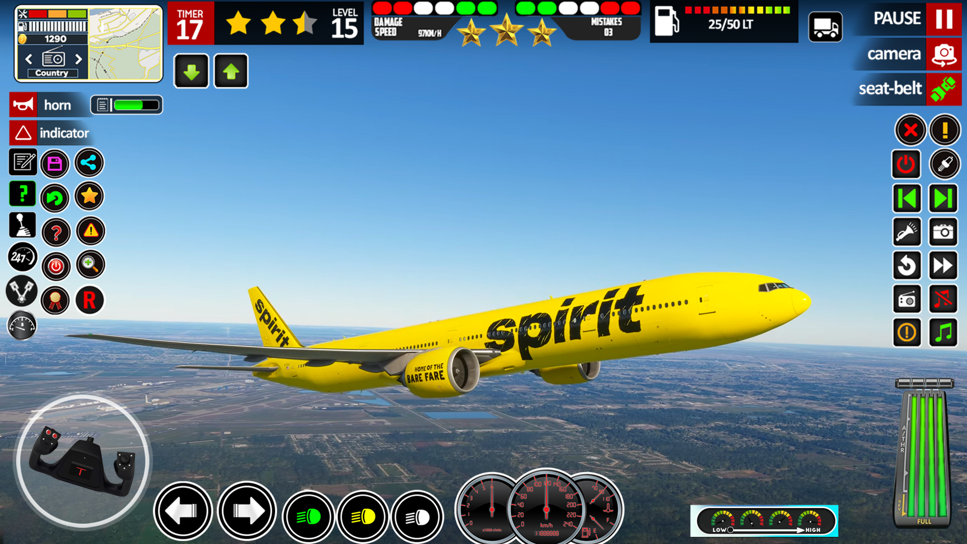 اسکرین شات 2 بازی Flight Plane Driving Games