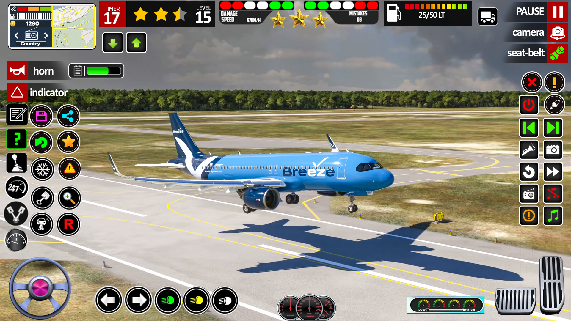 اسکرین شات 5 بازی Flight Plane Driving Games
