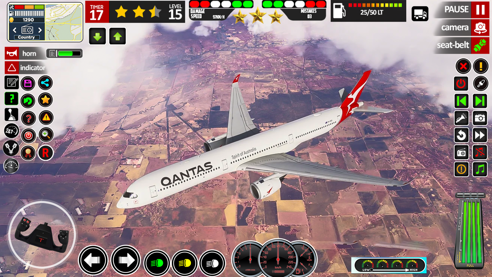اسکرین شات 4 بازی Flight Plane Driving Games