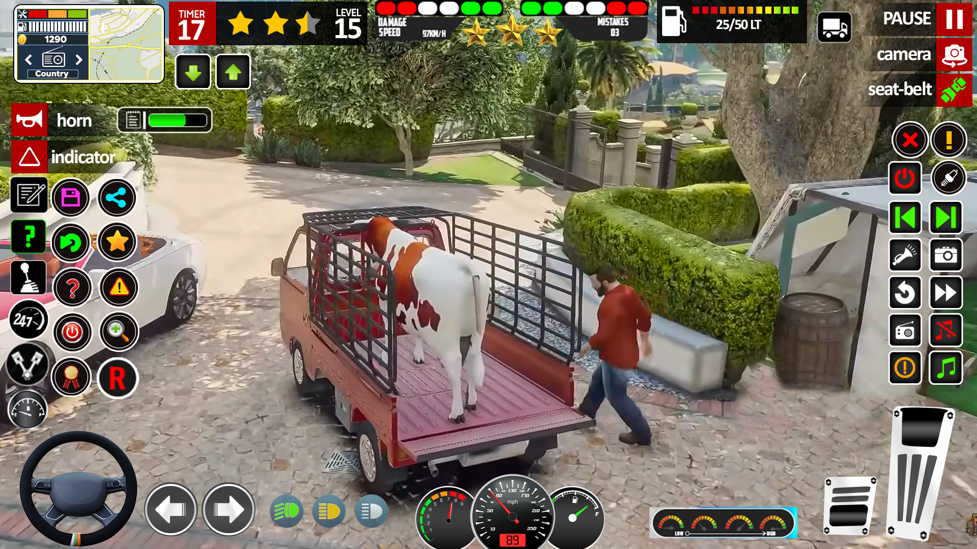 اسکرین شات 5 بازی Wild Animal Truck Driver Game