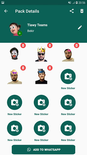 اسکرین شات 2 برنامه Sticker Creator