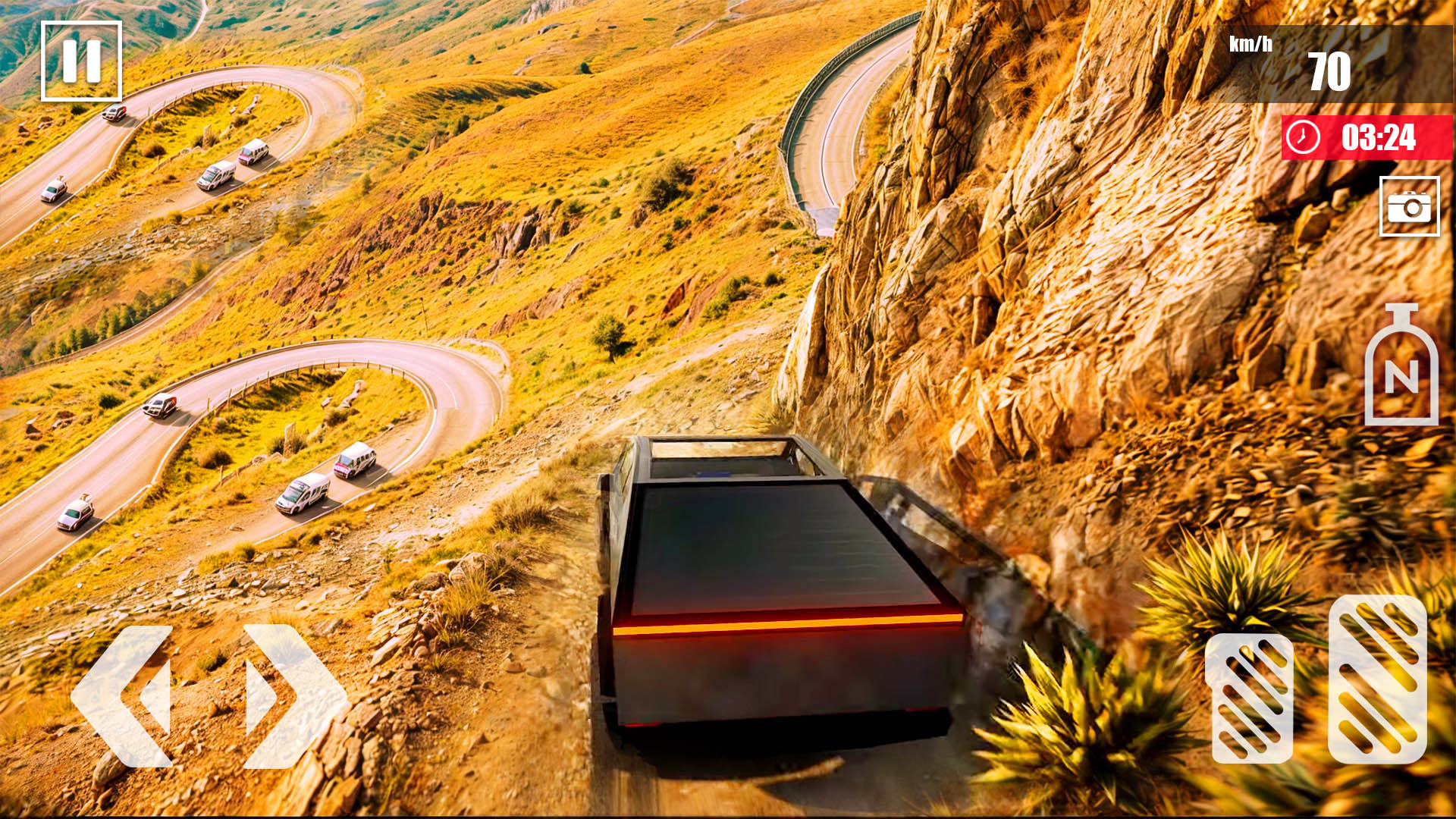 اسکرین شات 5 بازی CyberTruck Simulator : Offroad