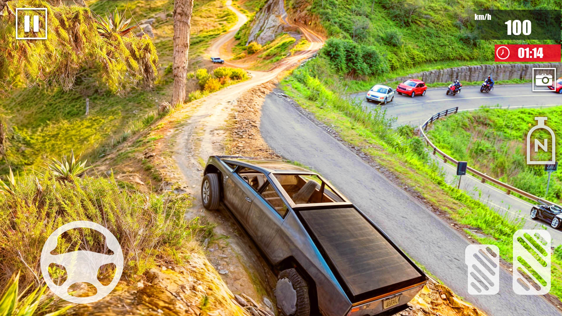 اسکرین شات 4 بازی CyberTruck Simulator : Offroad