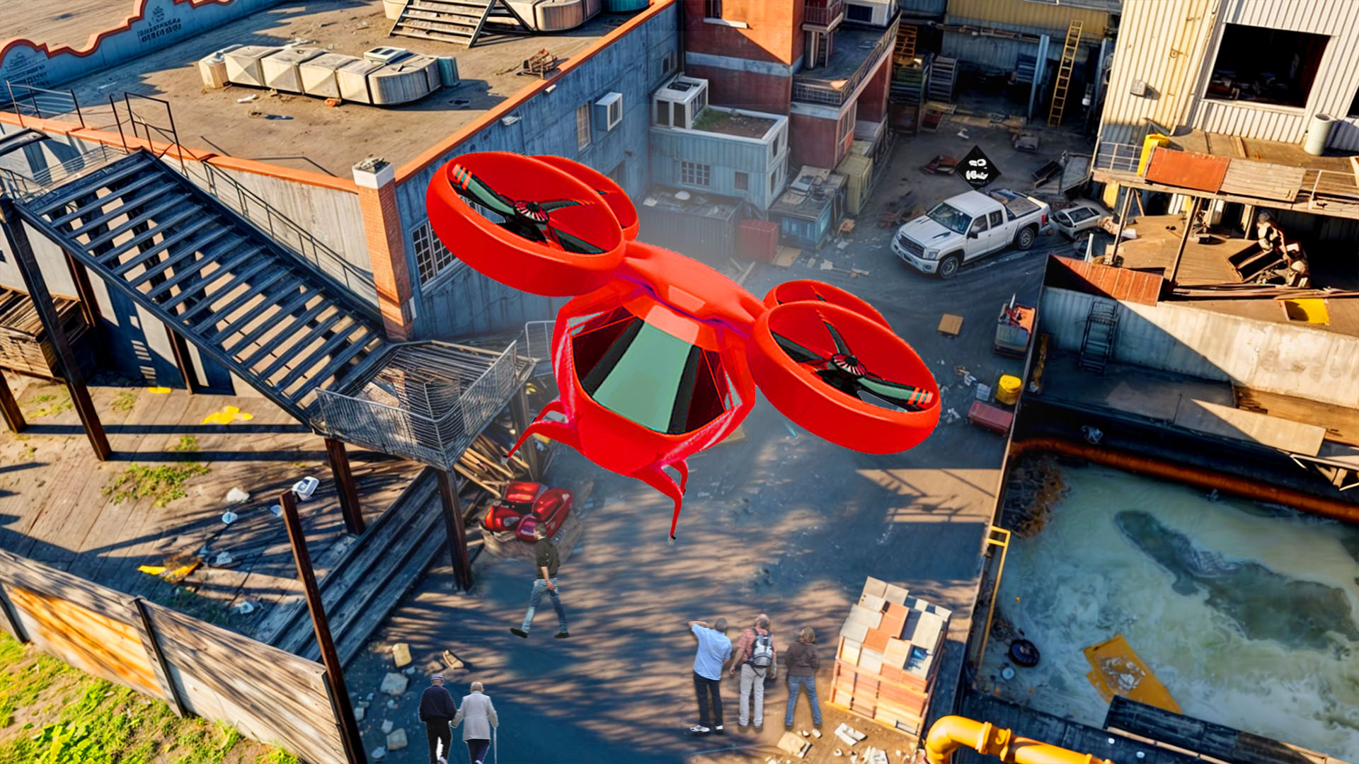 اسکرین شات 3 بازی Fpv Drone Game Drone Simulator