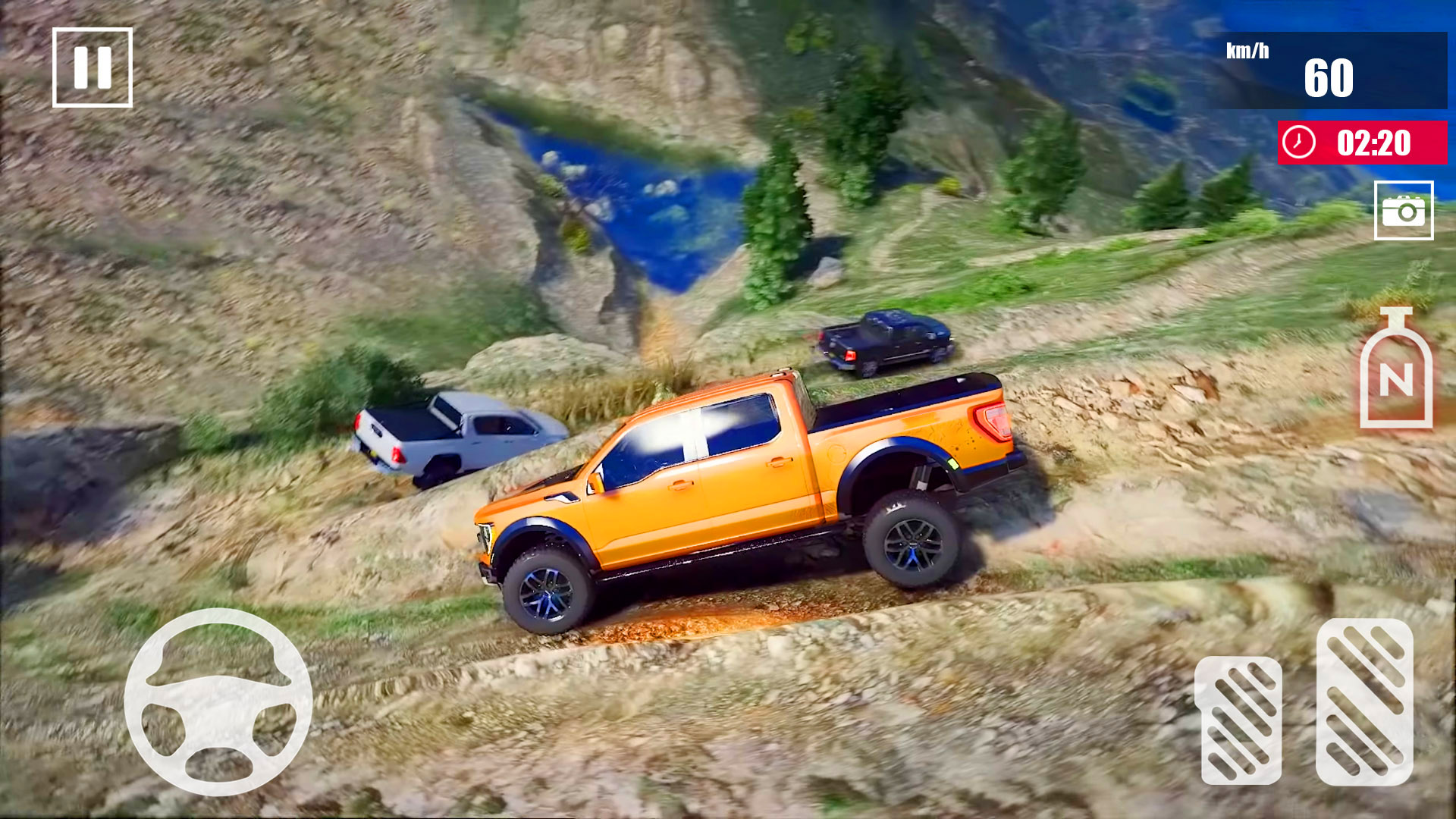 اسکرین شات 5 برنامه Pickup Truck Simulator Offroad