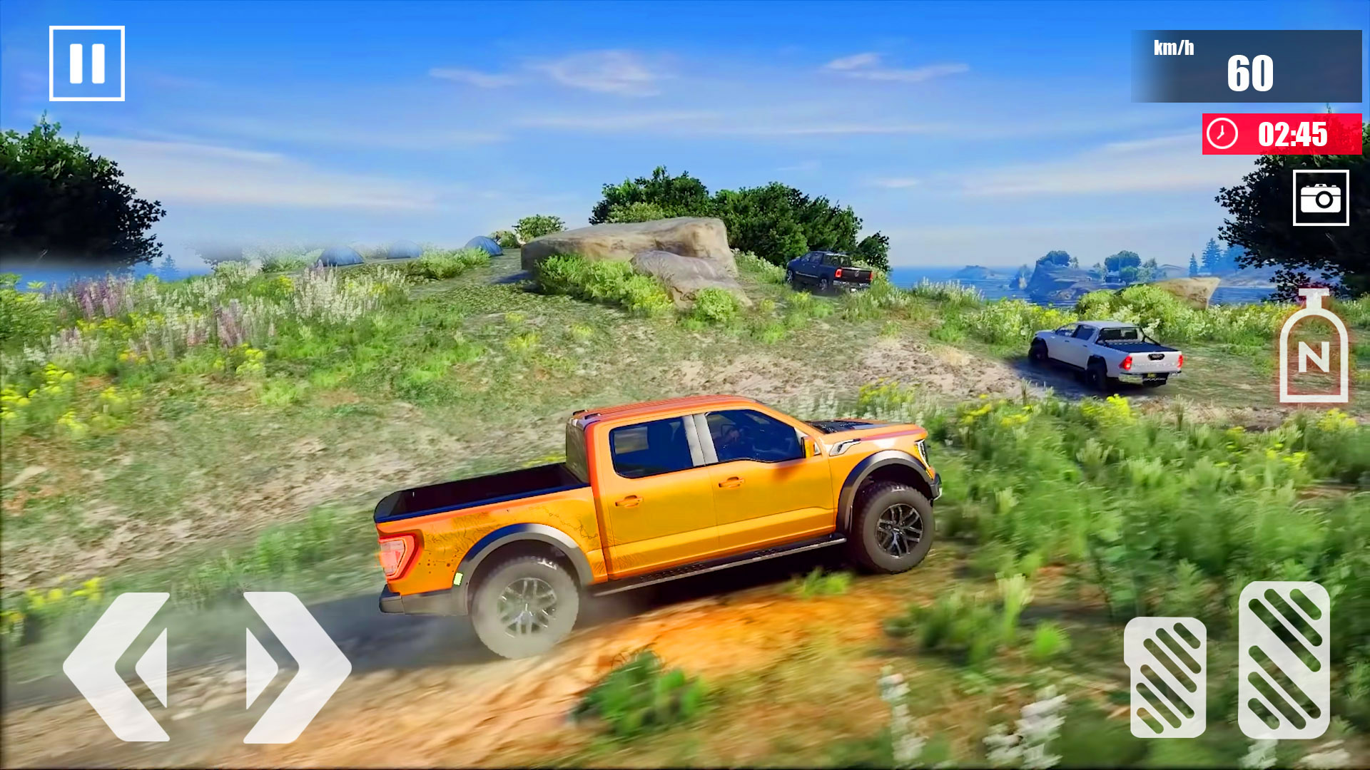 اسکرین شات 4 برنامه Pickup Truck Simulator Offroad