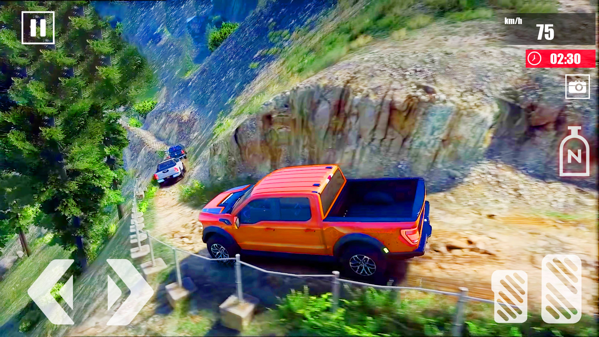 اسکرین شات 1 برنامه Pickup Truck Simulator Offroad