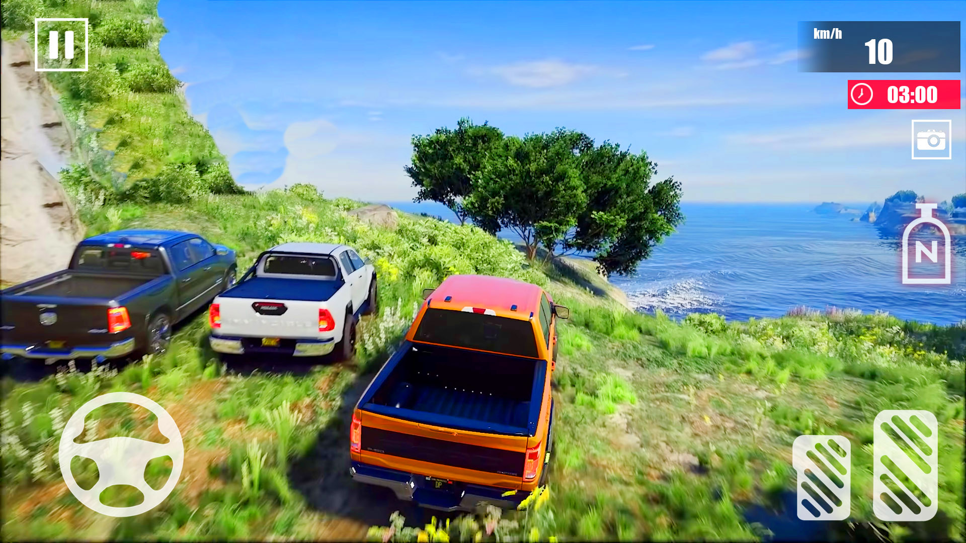 اسکرین شات 3 برنامه Pickup Truck Simulator Offroad