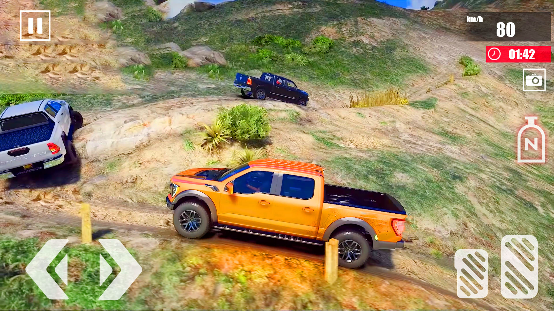 اسکرین شات 2 برنامه Pickup Truck Simulator Offroad