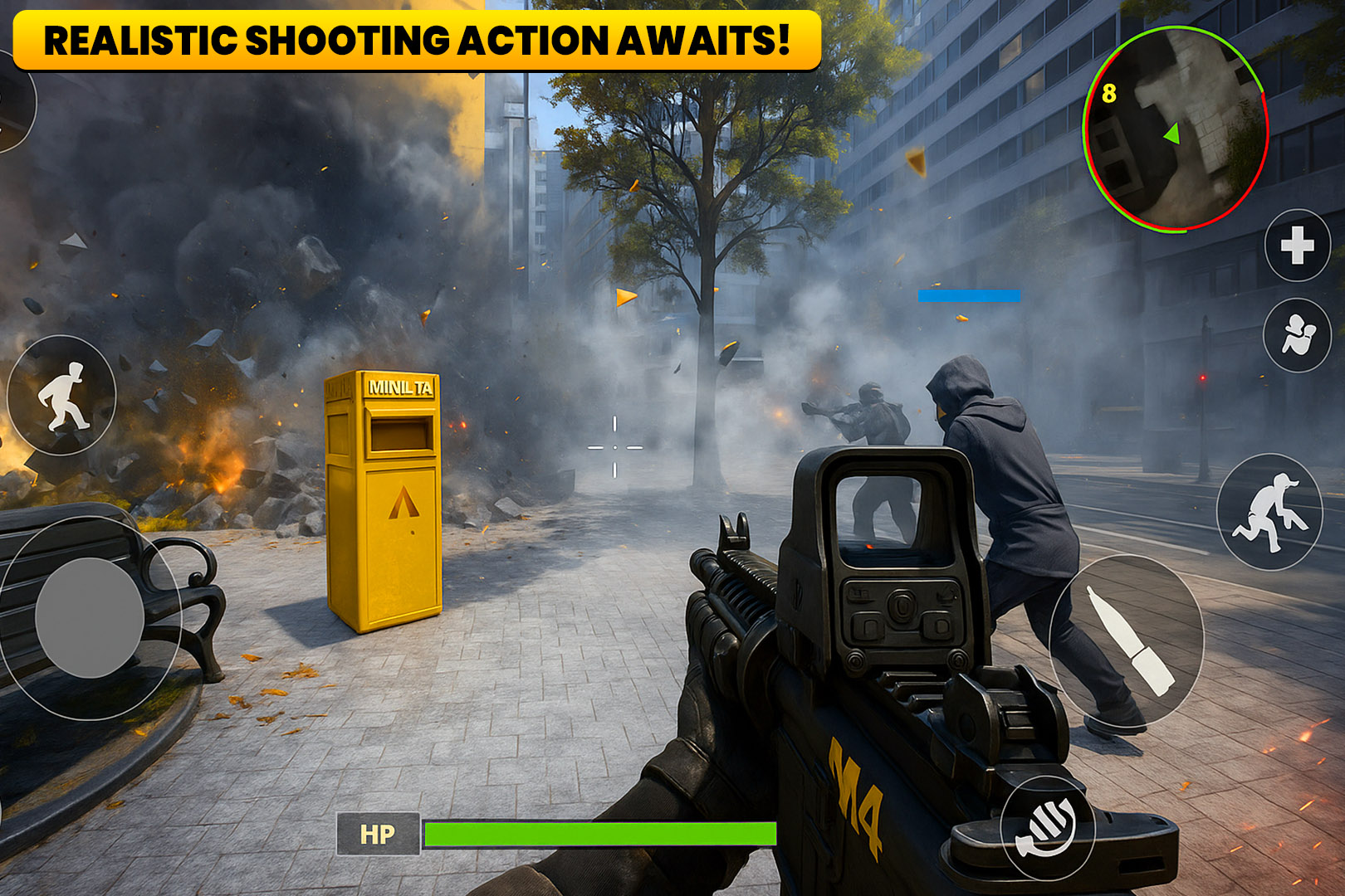 اسکرین شات 5 برنامه Shooting Games Offline
