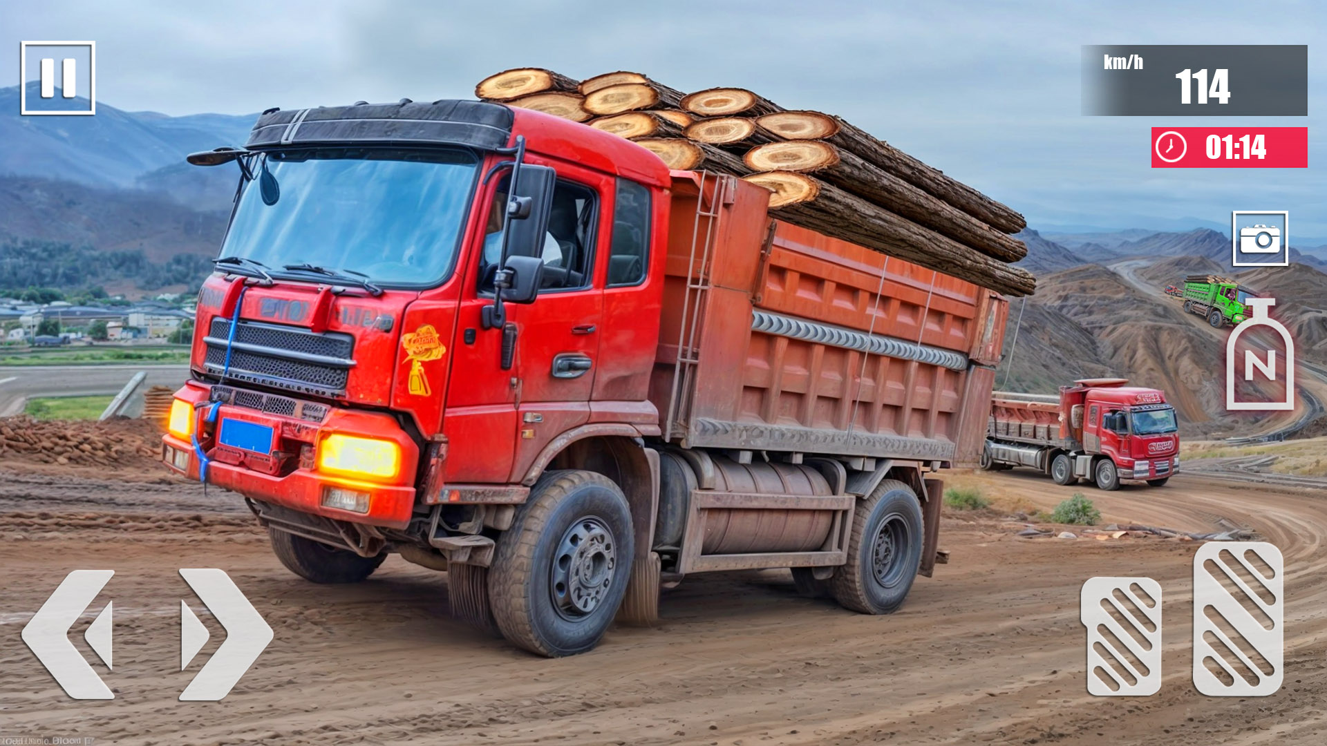 اسکرین شات 3 برنامه Cargo Truck Driver Simulator