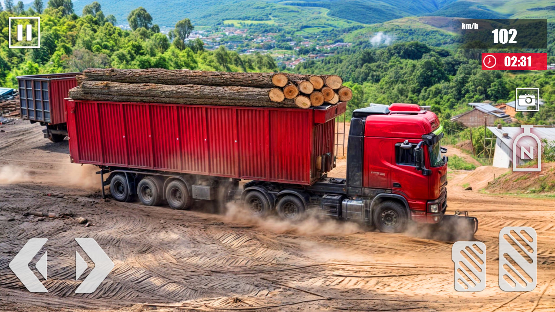 اسکرین شات 2 برنامه Cargo Truck Driver Simulator