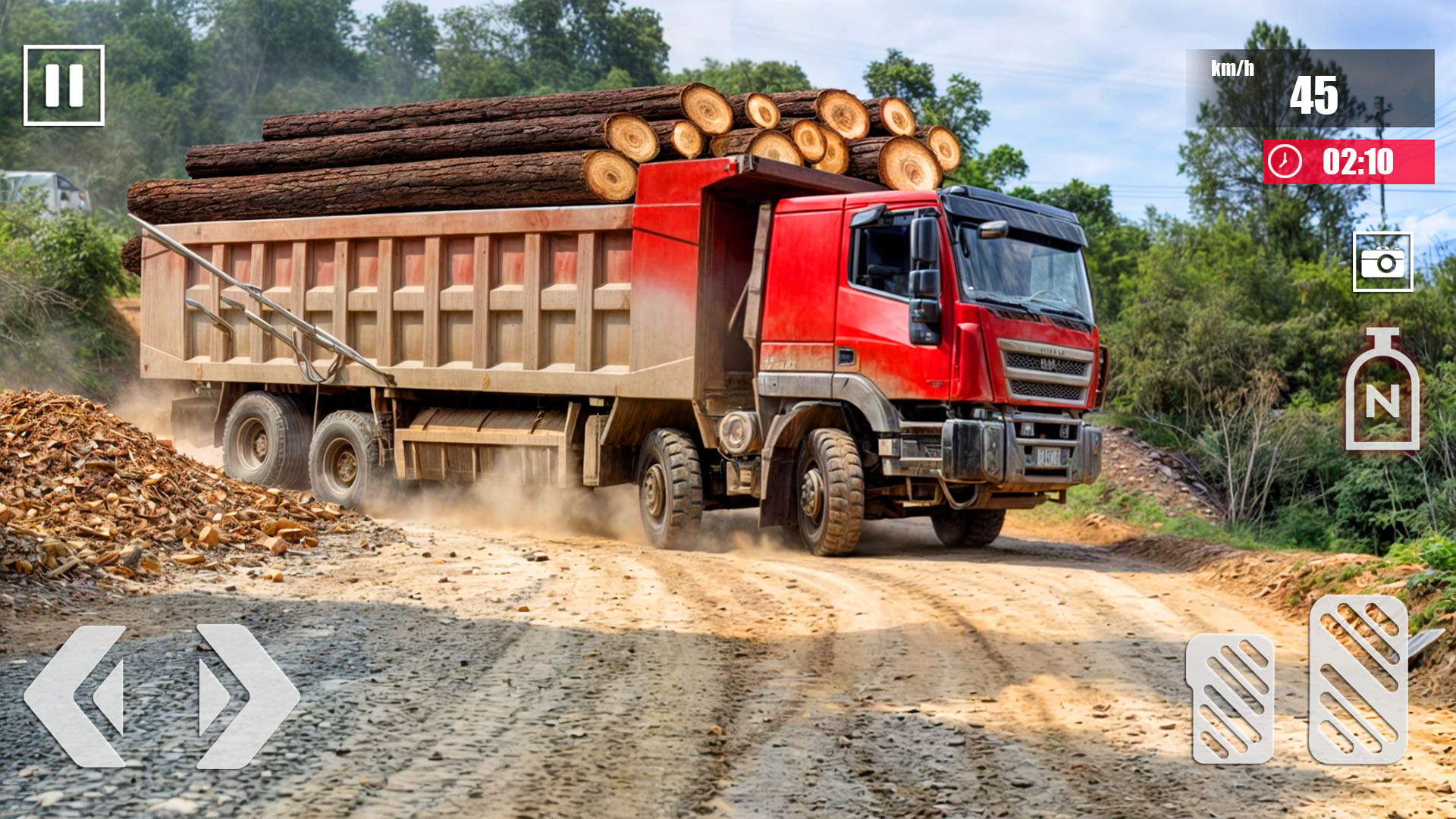 اسکرین شات 1 برنامه Cargo Truck Driver Simulator