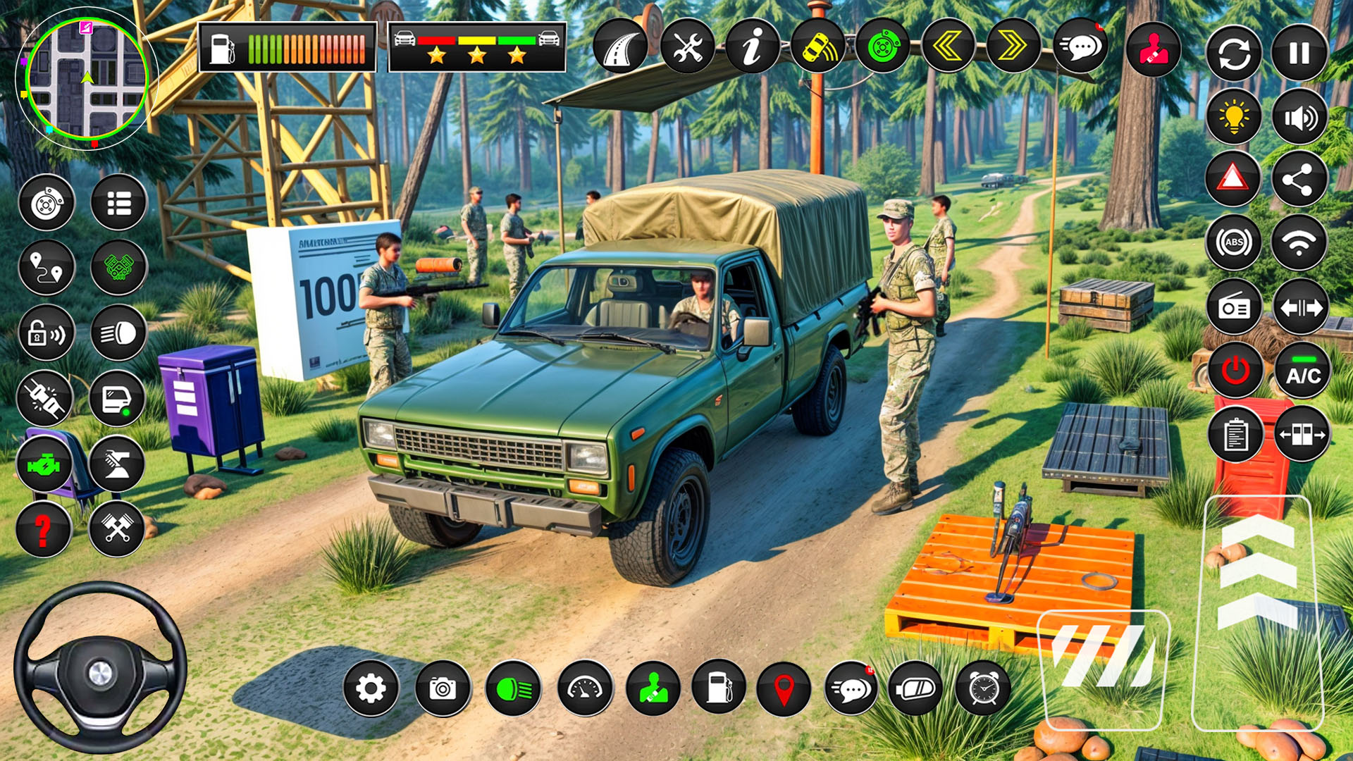 اسکرین شات 2 برنامه US Army Truck - Military Truck