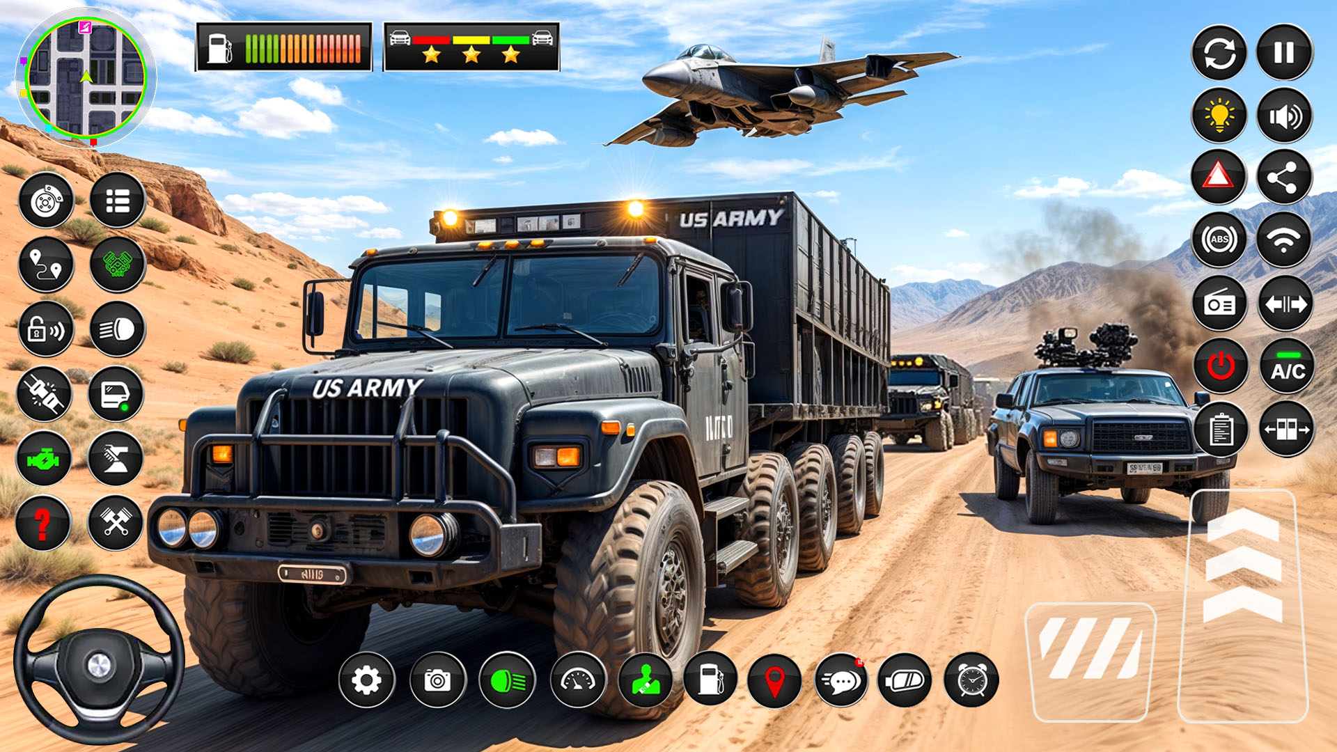 اسکرین شات 3 برنامه US Army Truck - Military Truck