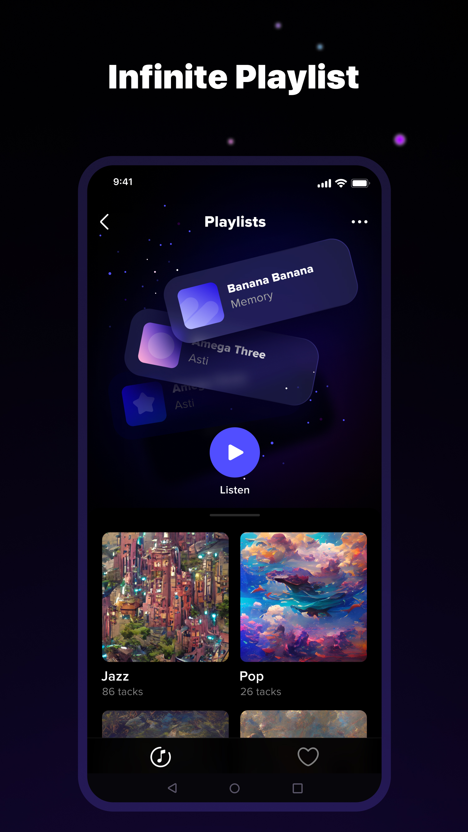 اسکرین شات 3 برنامه Gradient Music