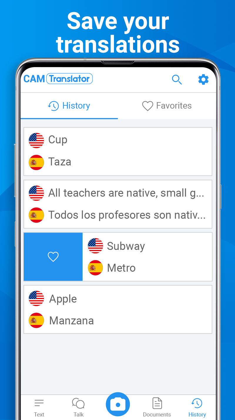 اسکرین شات 8 برنامه AR Camera Translator - Scanner