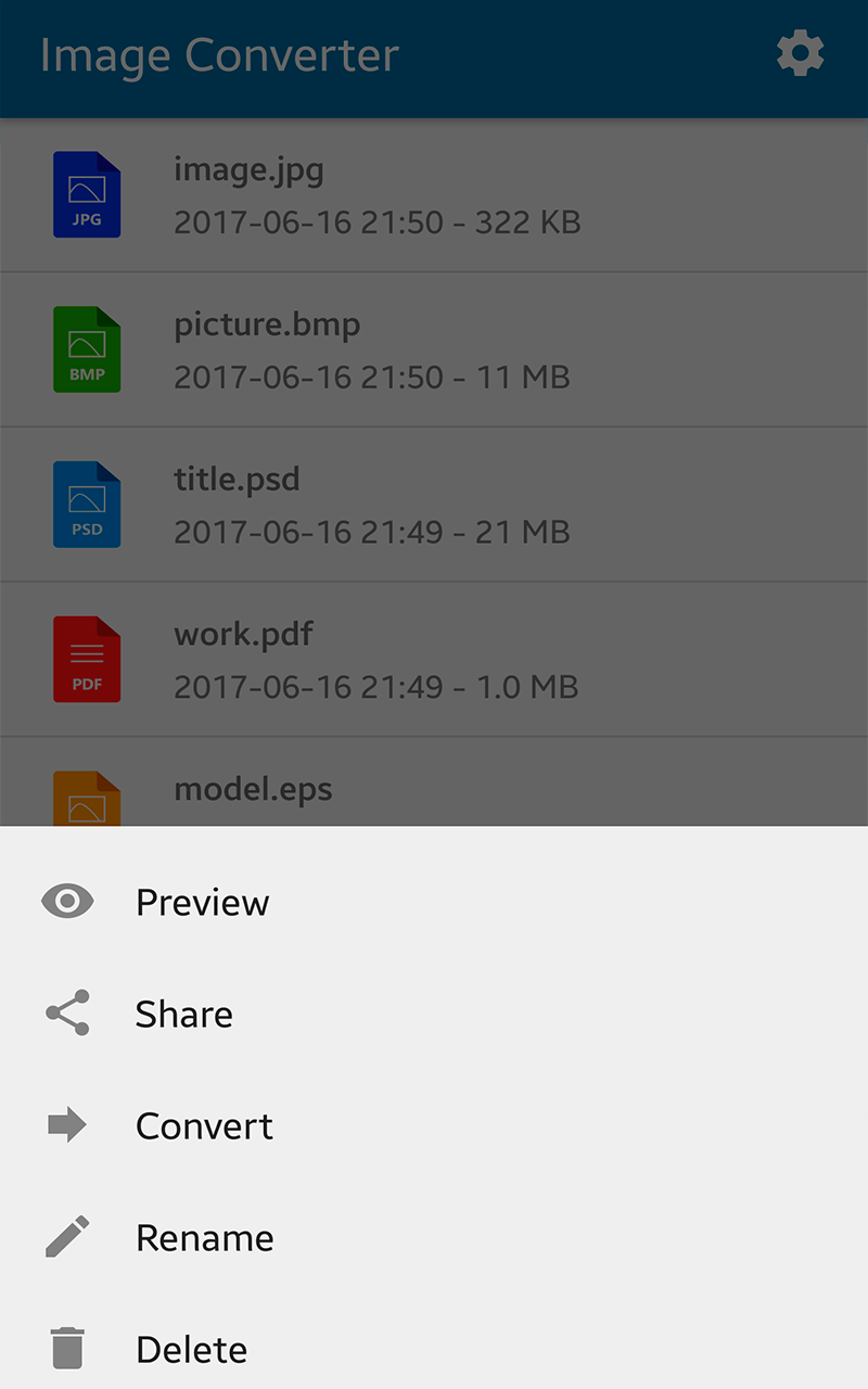 اسکرین شات 4 برنامه Image converter - Photo, PDF