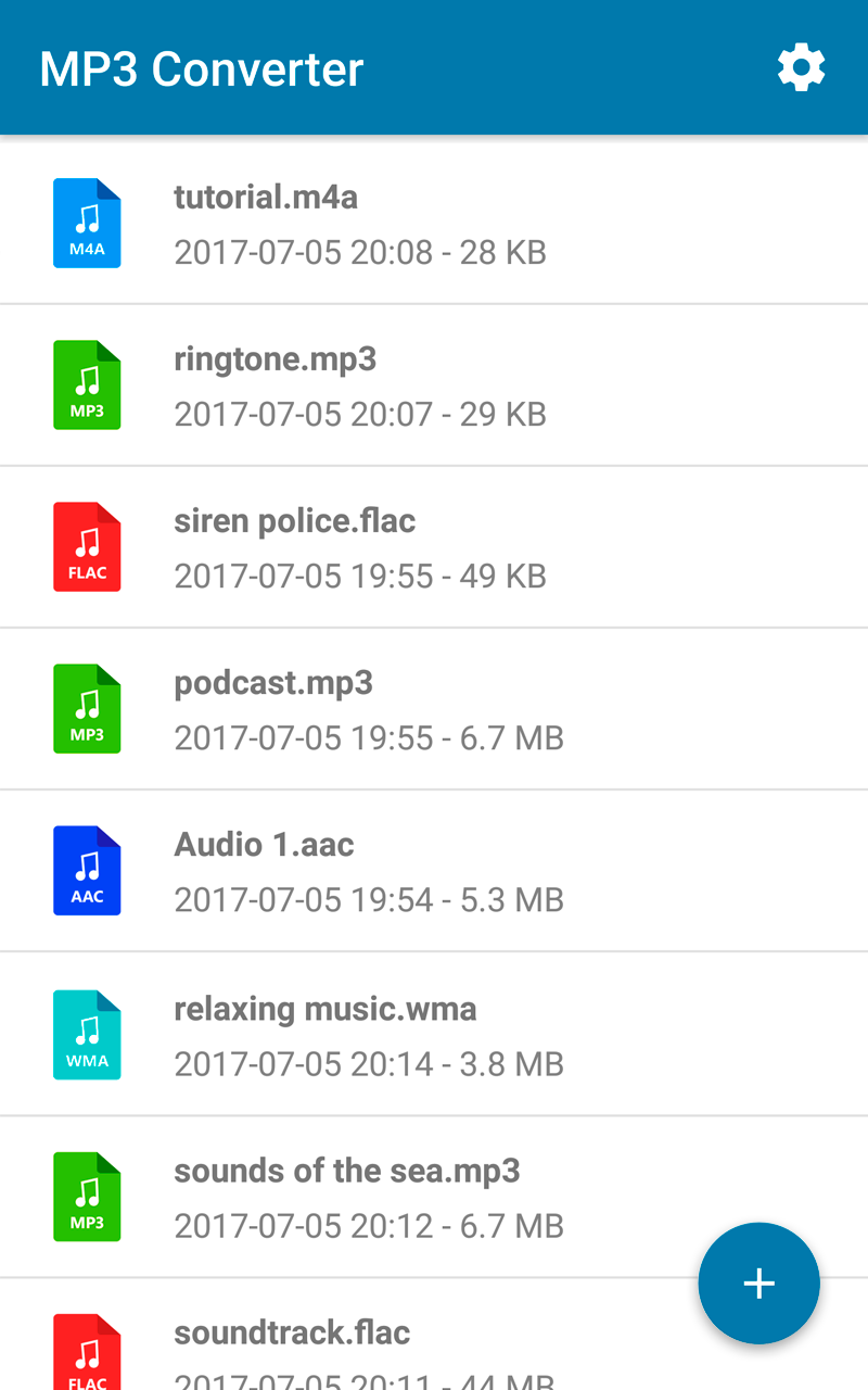 اسکرین شات 3 برنامه MP3 Converter Edit Music files