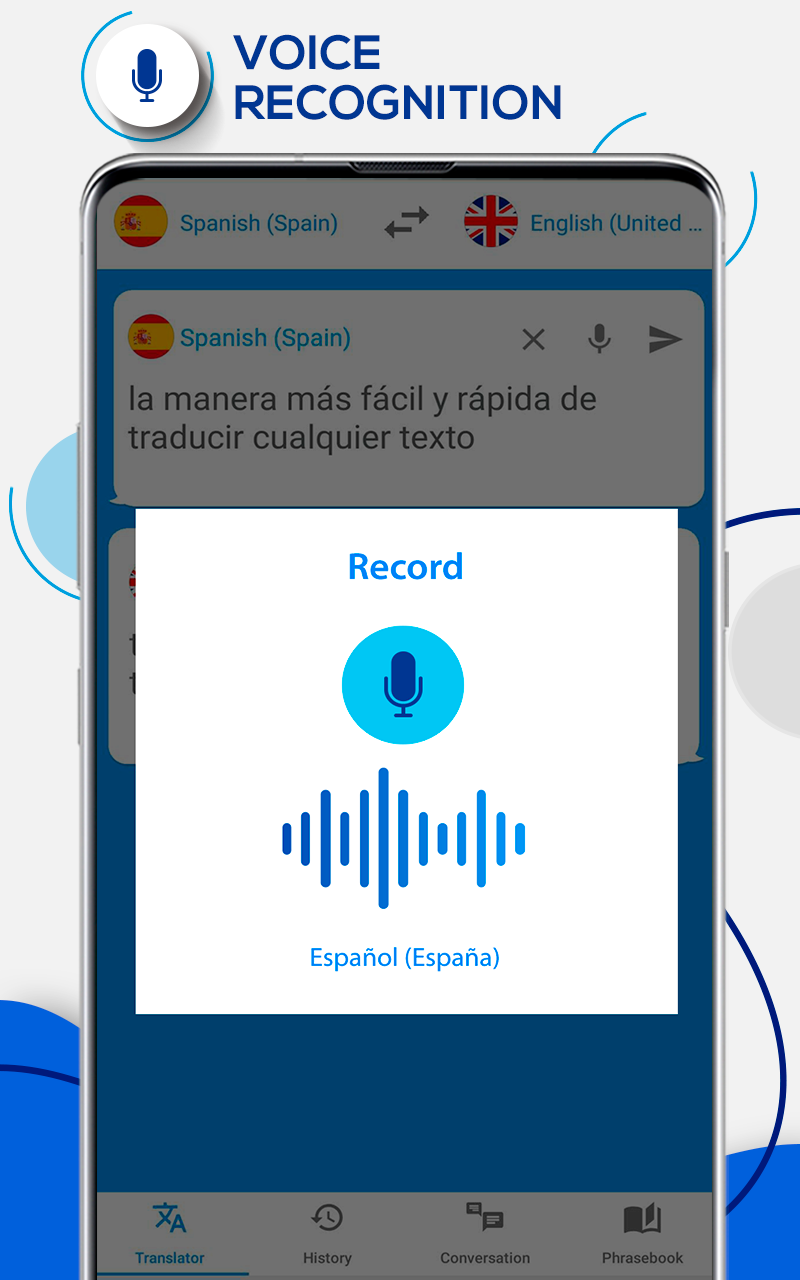 اسکرین شات 1 برنامه Translator - Fast and Easy