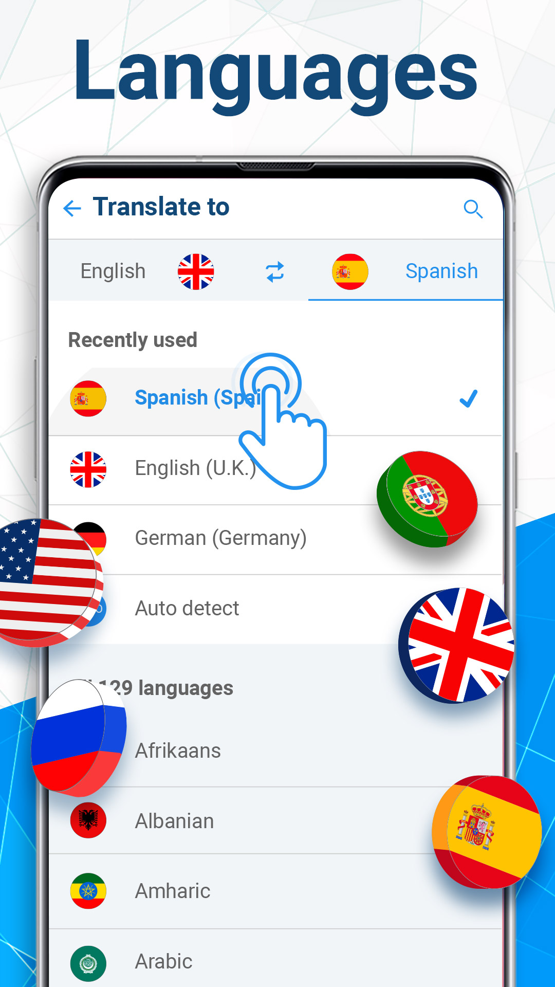اسکرین شات 4 برنامه AI Translate Voice Translator