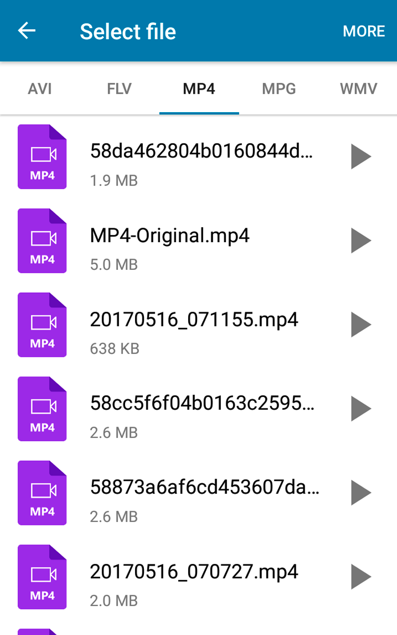 اسکرین شات 5 برنامه Video Converter - Files, music