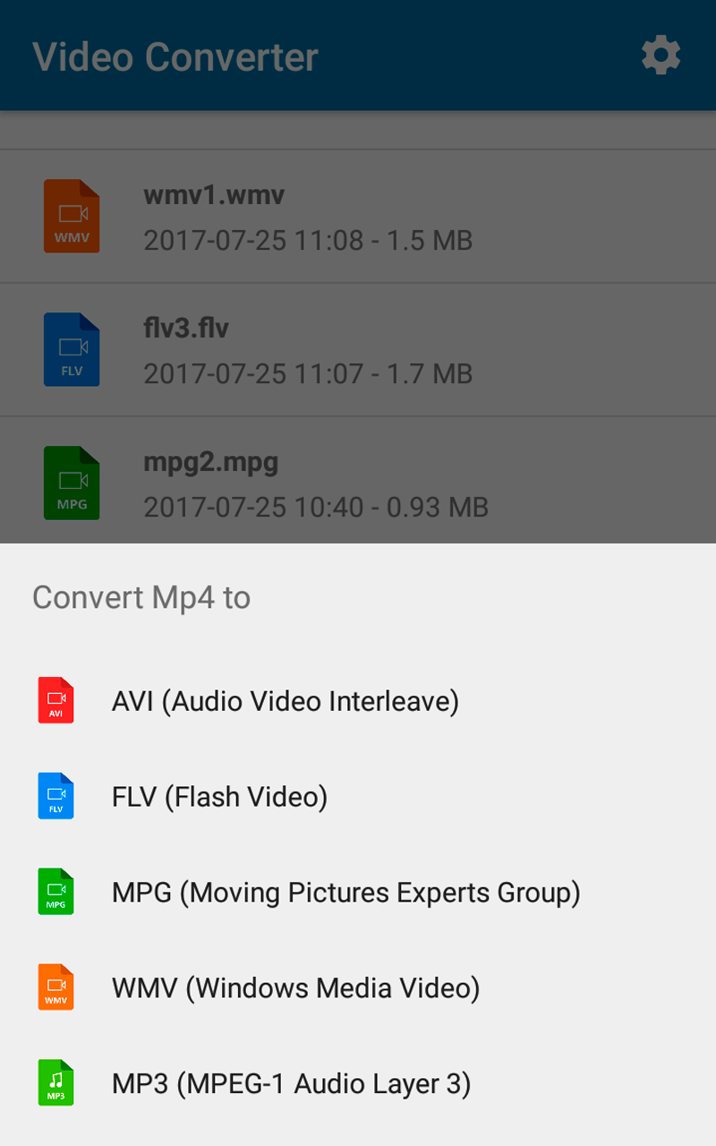 اسکرین شات 2 برنامه Video Converter - Files, music