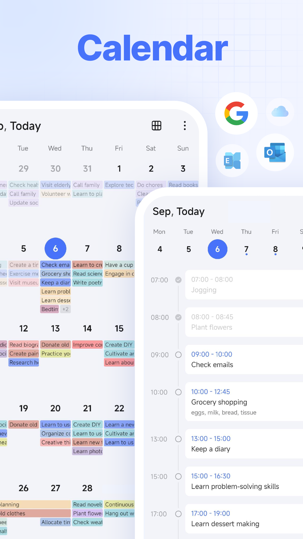 اسکرین شات 2 برنامه TickTick:To Do List & Calendar