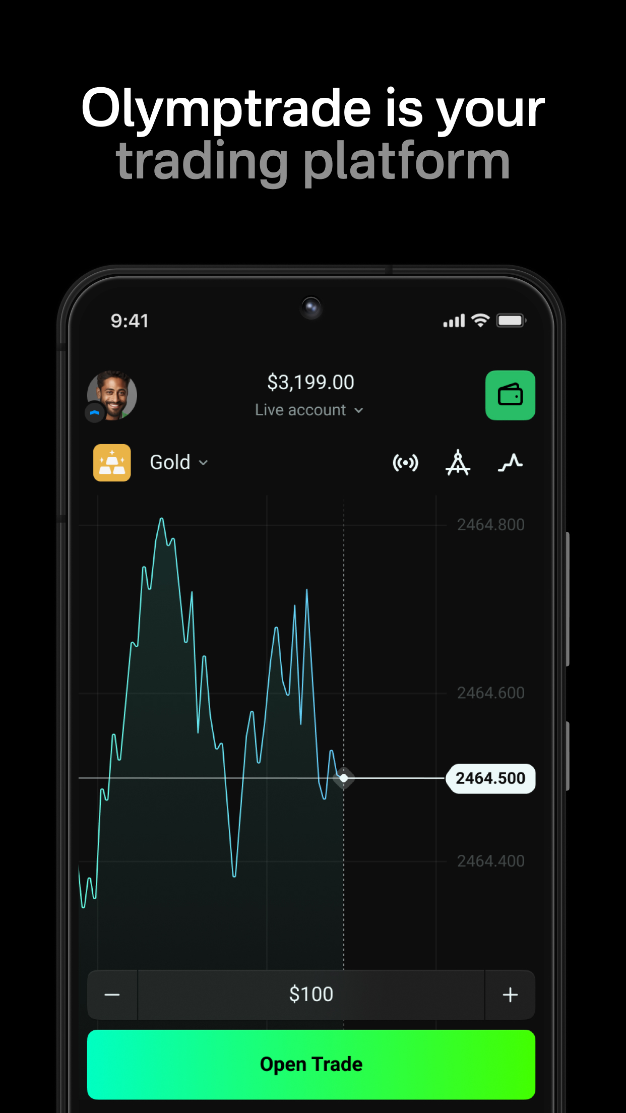 اسکرین شات 2 برنامه Olymptrade – Trading online