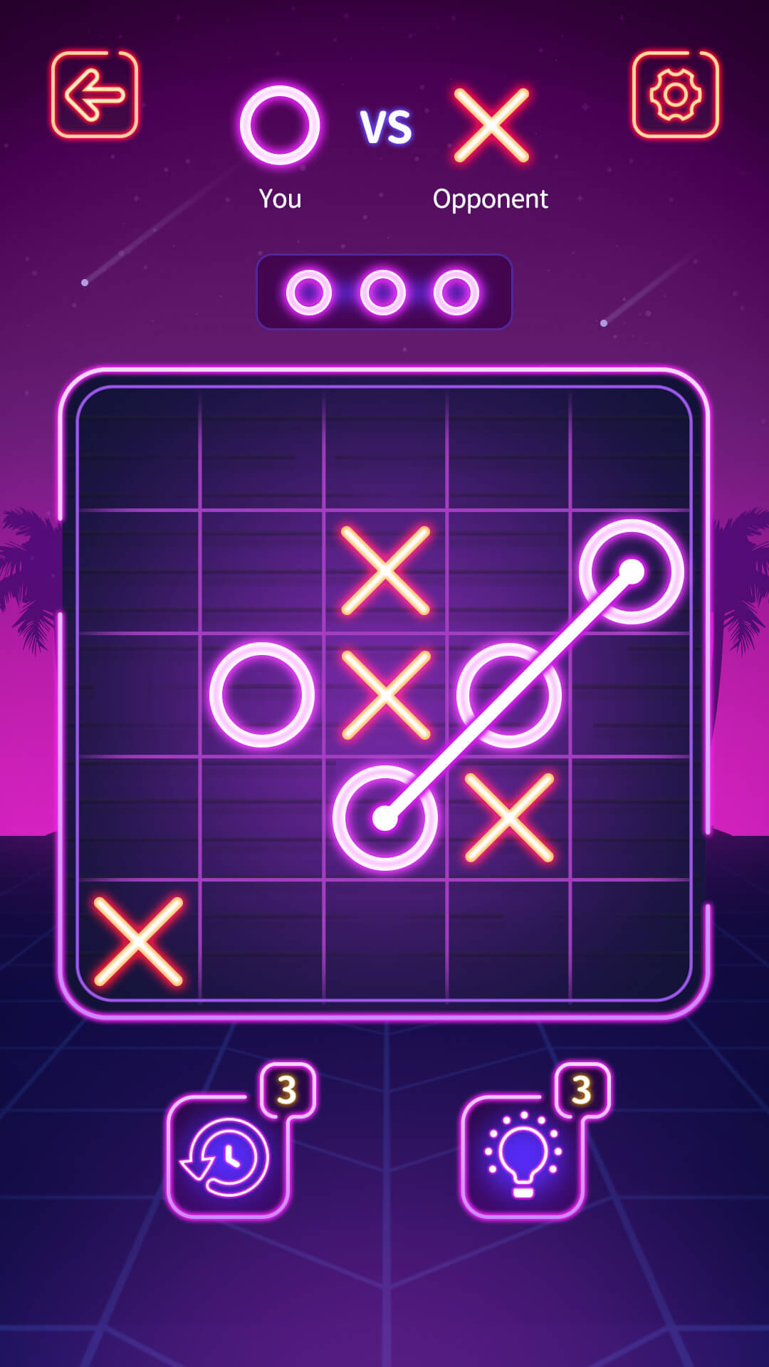 اسکرین شات 1 بازی Tic Tac Toe - Offline XOXO