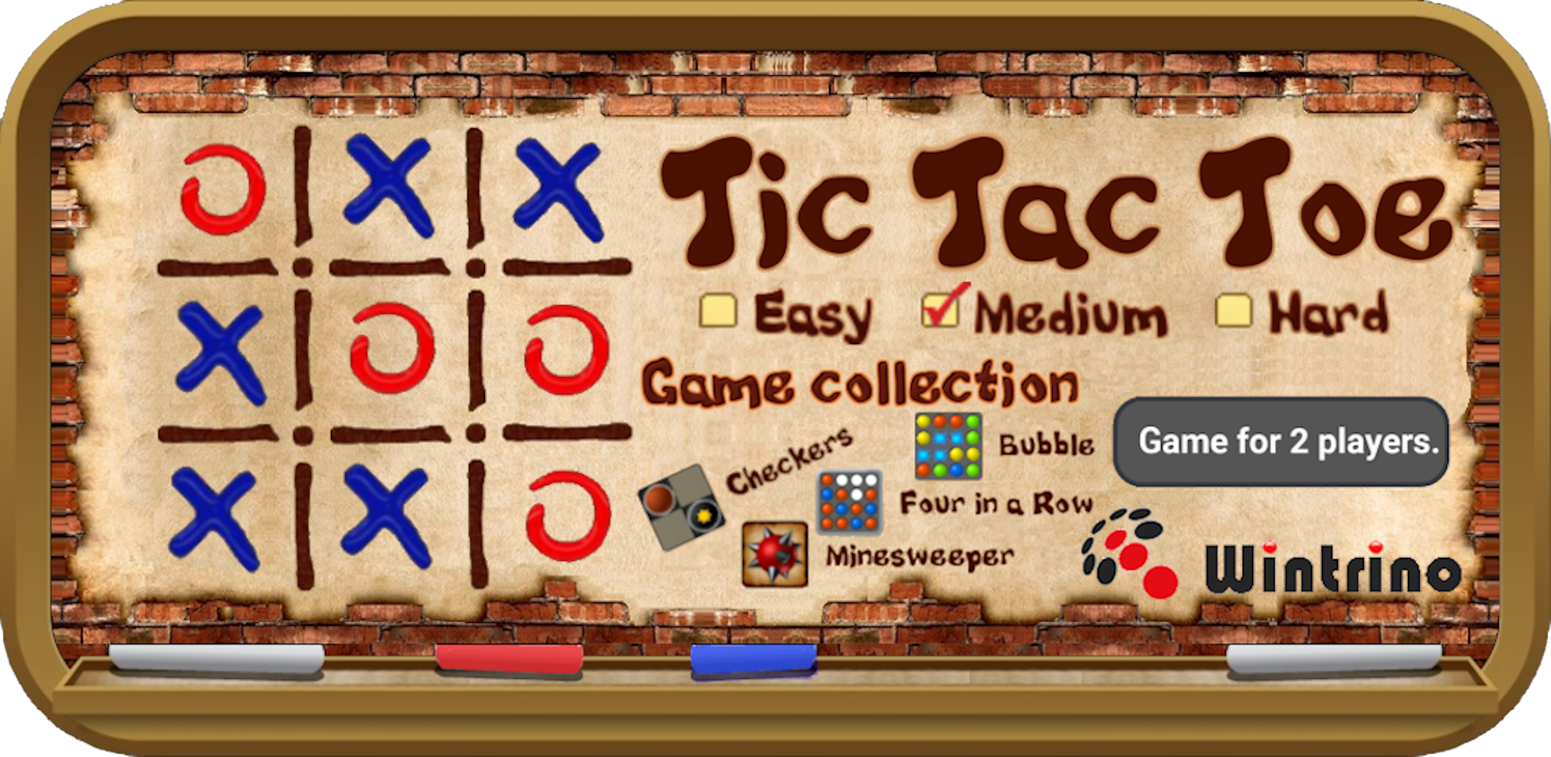 اسکرین شات 1 بازی Tic Tac Toe - XO